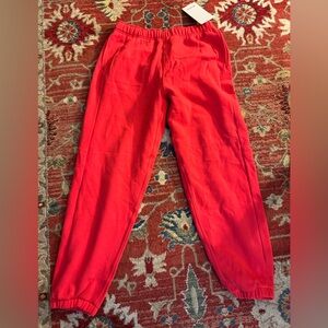 Lululemon oversized Scuba Red glow Sweatpants